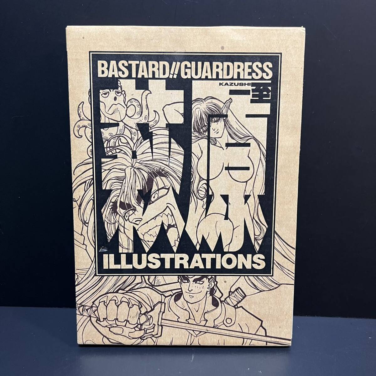 萩原一至　BASTARD！！　GUARDRESS ILLUSTRATIONS 集英社　裸　漫画　コレクター　保管品　コミックス　ポスター付き