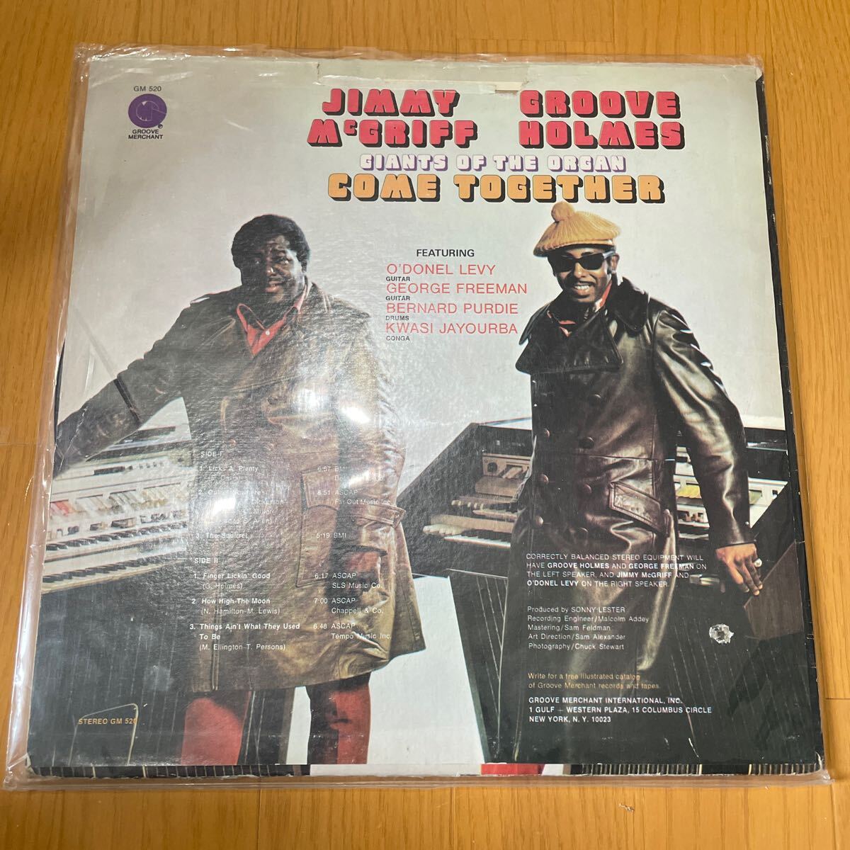 LP / JIMMY MCGRIFF & GROOVE HOLMES / COME TOGETHER_画像2
