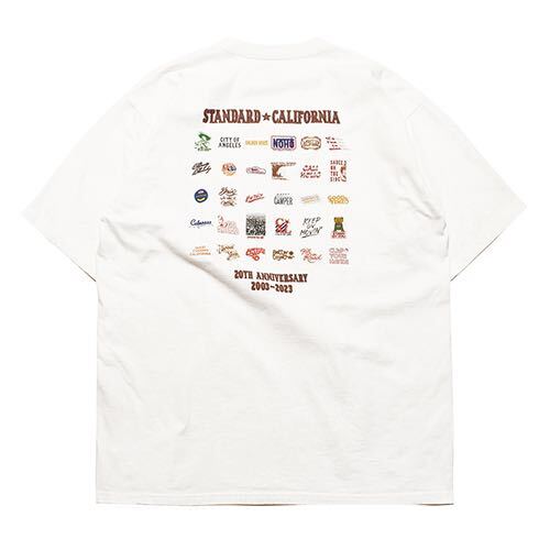 【新品】スタンダードカリフォルニア 20周年 Tシャツ XL ホワイト 白の画像2