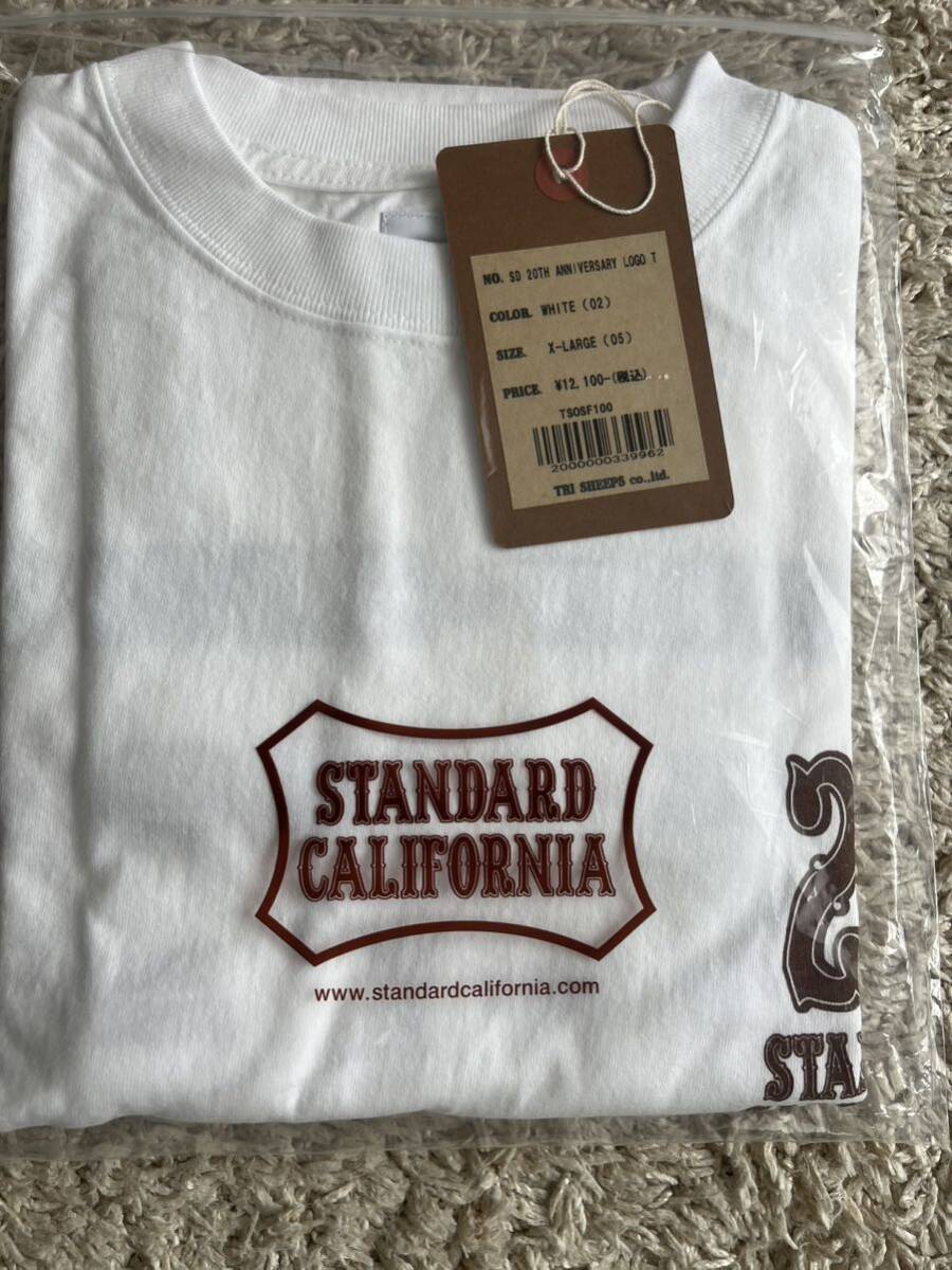 【新品】スタンダードカリフォルニア 20周年 Tシャツ XL ホワイト 白_画像3