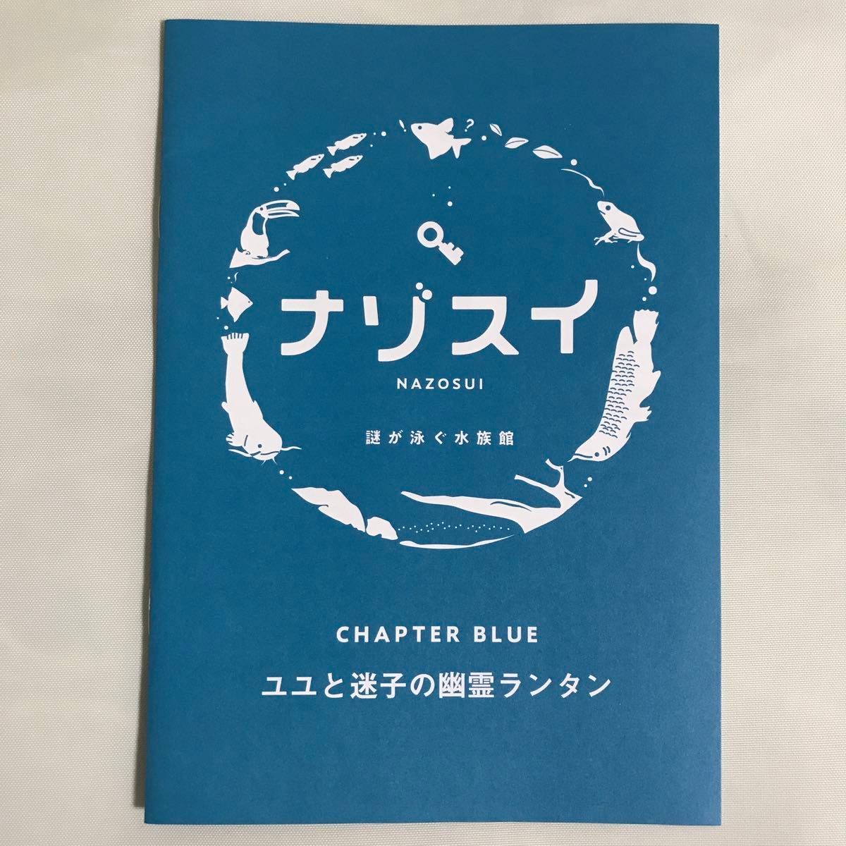 新品 未使用 ナゾスイ 川崎水族館 神奈川県 川崎市 水族館 カワスイ 謎解き本 青 ブルー バージョン 松丸亮吾 リドラ