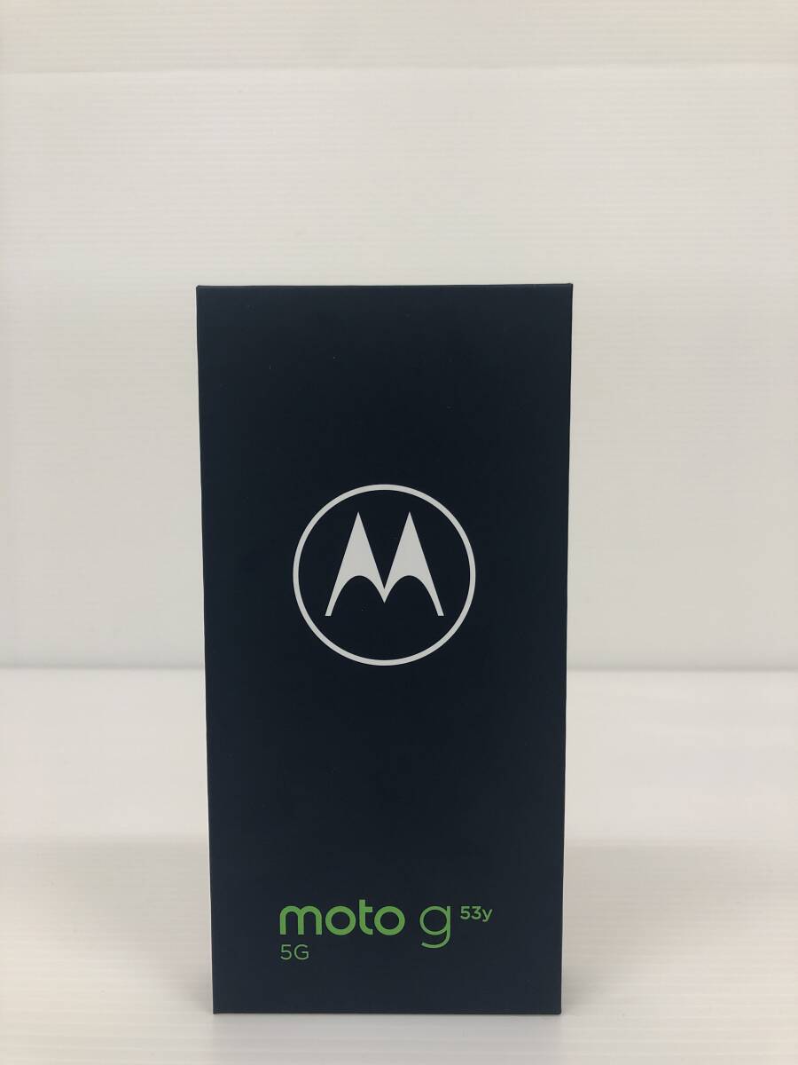 【60】motorola moto g53y 5G A301MO アークティックシルバー ワイモバイル_画像1