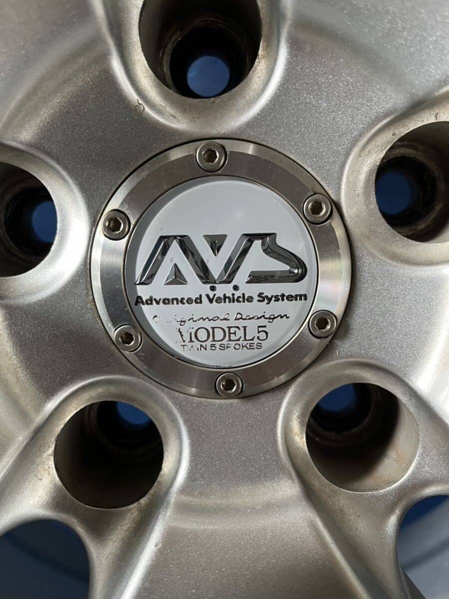 YOKOHAMA AVS MODEL5 AVS モデル5 18×8J+38 PCD114.3-5穴 4本 中古アルミホイール 群馬県 店頭渡し可能の画像7