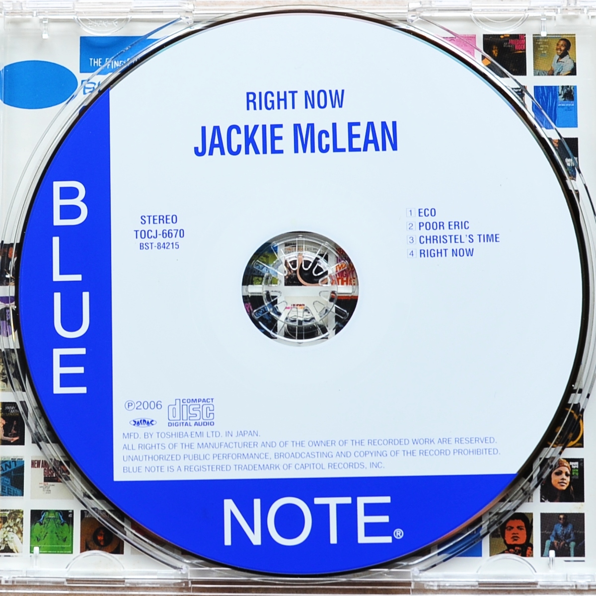【ジャズ CD】ジャッキー・マクリーン/ライト・ナウ/Jackie Mclean/Right Now/Blue Note/ブルーノート/24bitリマスター盤の画像4