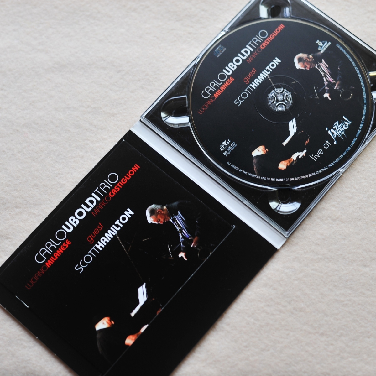 【ジャズ CD】カルロ・ウボルディ/スコット・ハミルトン/Live At Jazz Appeal feat.Scott Hamilton/Carlo Uboldi/ライヴ盤/の画像3