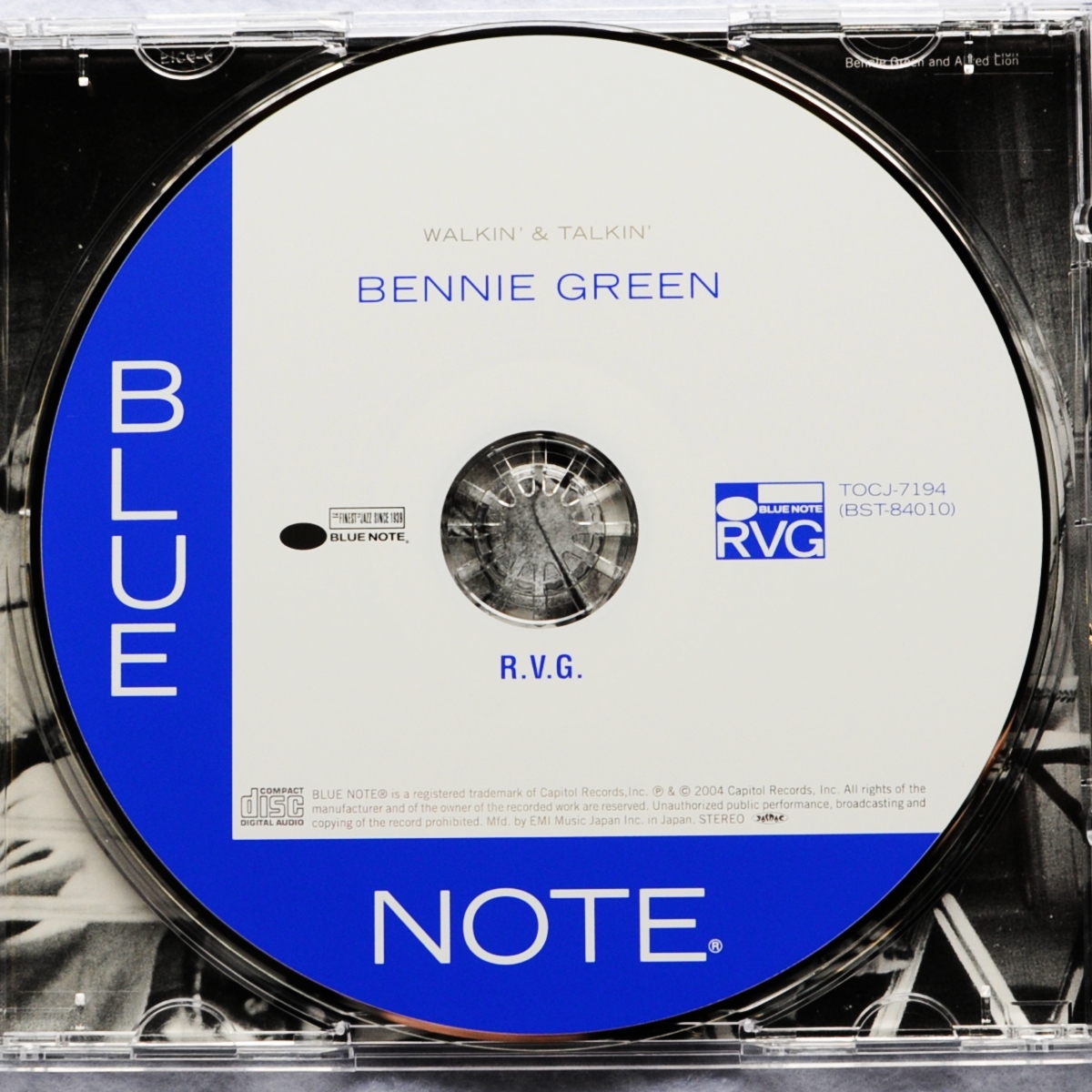【RVGジャズCD】ベニー・グリーン/ウォーキン&トーキン/Bennie Green/WALKIN' & TALKIN'/ブルーノート/Blue Note（RVG国内盤）_画像5