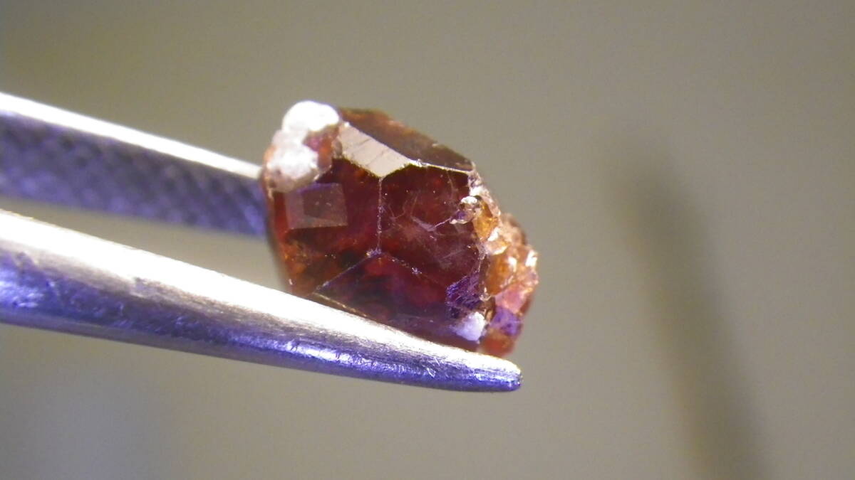 ヒマラヤ産のガーネット結晶です。 群晶で、多数の結晶が見られます。大きさもあり魅力的の画像1