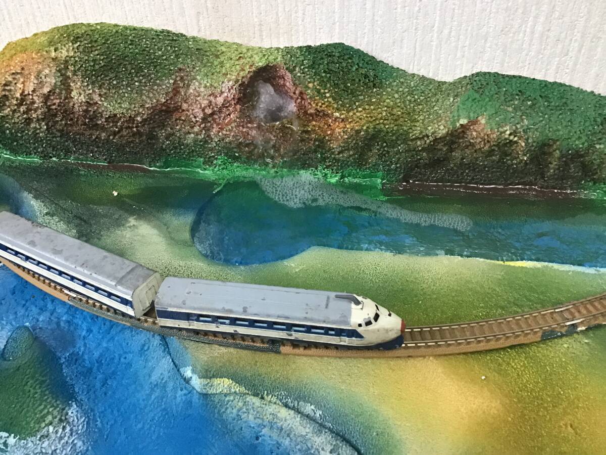 ジオラマ 鉄道風景の水槽の上 メダカ、コケ、栽培 USB循環ポンプ付 自分で飾り、お絵かきする選べるジオラマの画像8