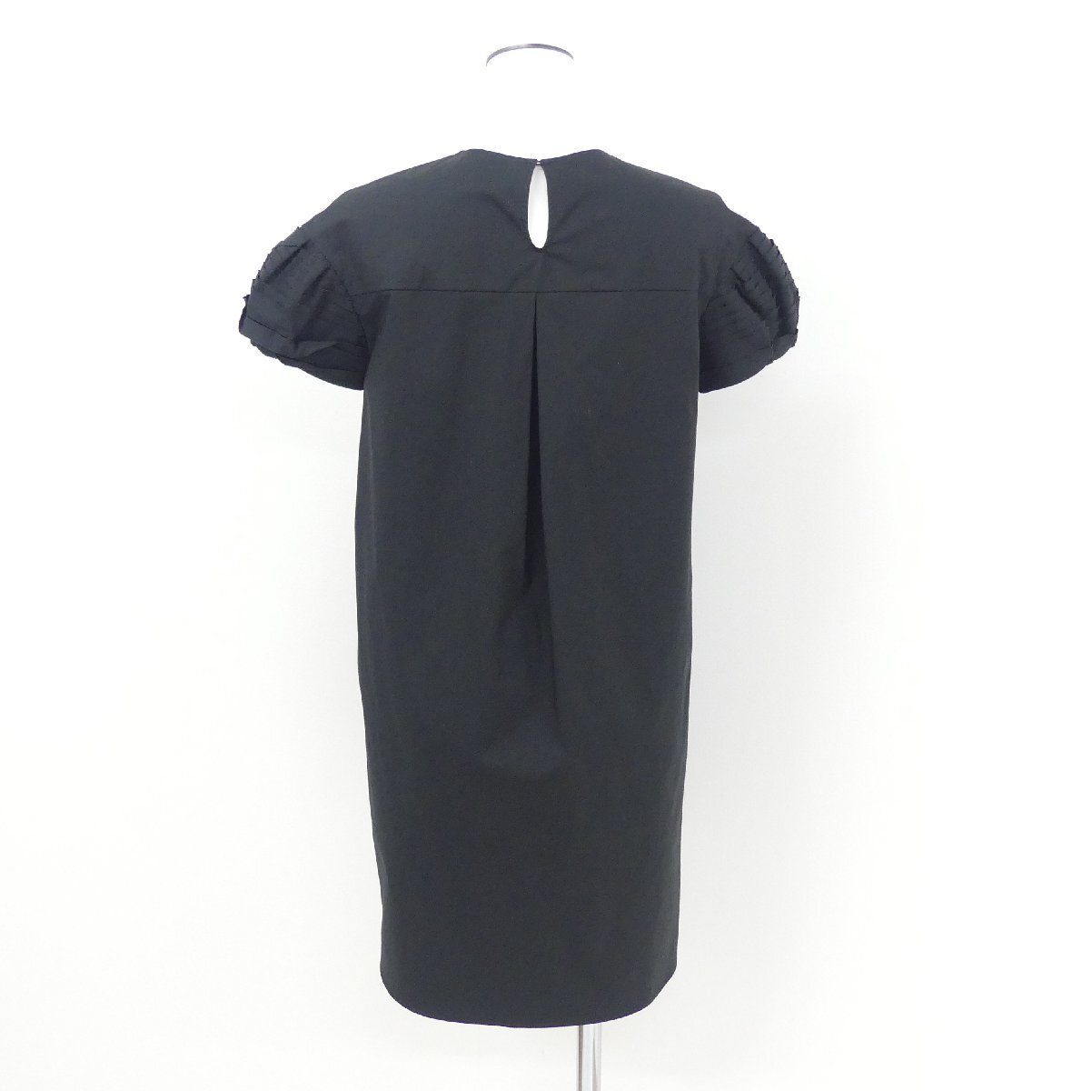 YOKO CHAN ヨーコチャン ドレス 38 ブラック コットンBLEND '18年商品 YCD-118-369の画像5