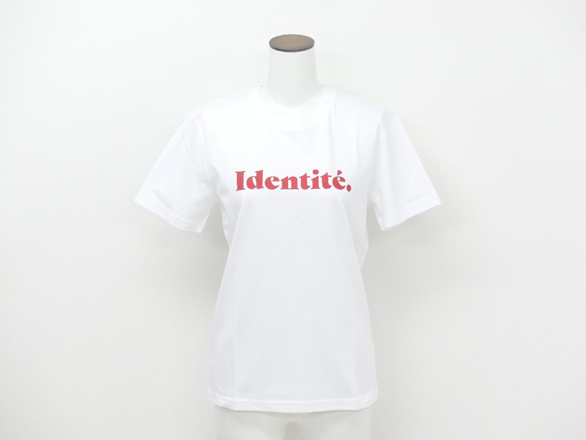 未使用 Les Petits Basics IDENTITE プリントTシャツ EU:XS ホワイト FREAK’S STORE購入/Drawer取扱いあり 20SS ネコポスOK_画像2