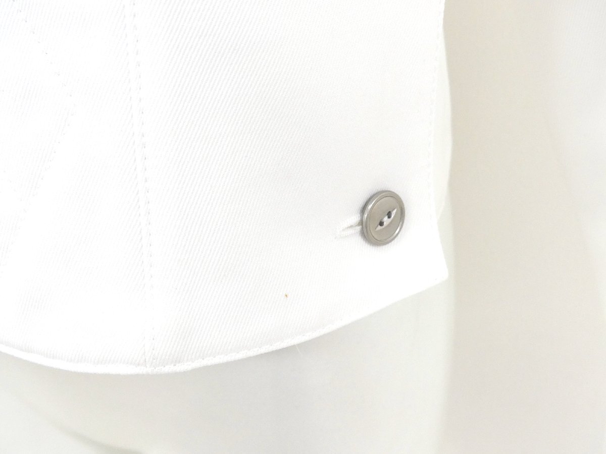 Christian Dior キルティングジャケット F38 ホワイト コットン bee刺繍の画像5