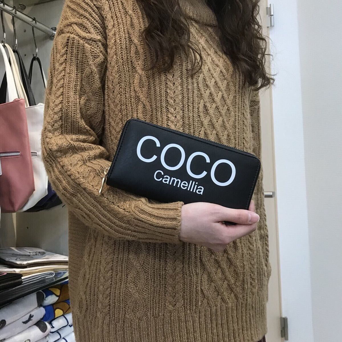 大特価 SALE 新品 レディース 長財布 メンズ バッグ 財布 可愛い　coco ホワイト_画像2