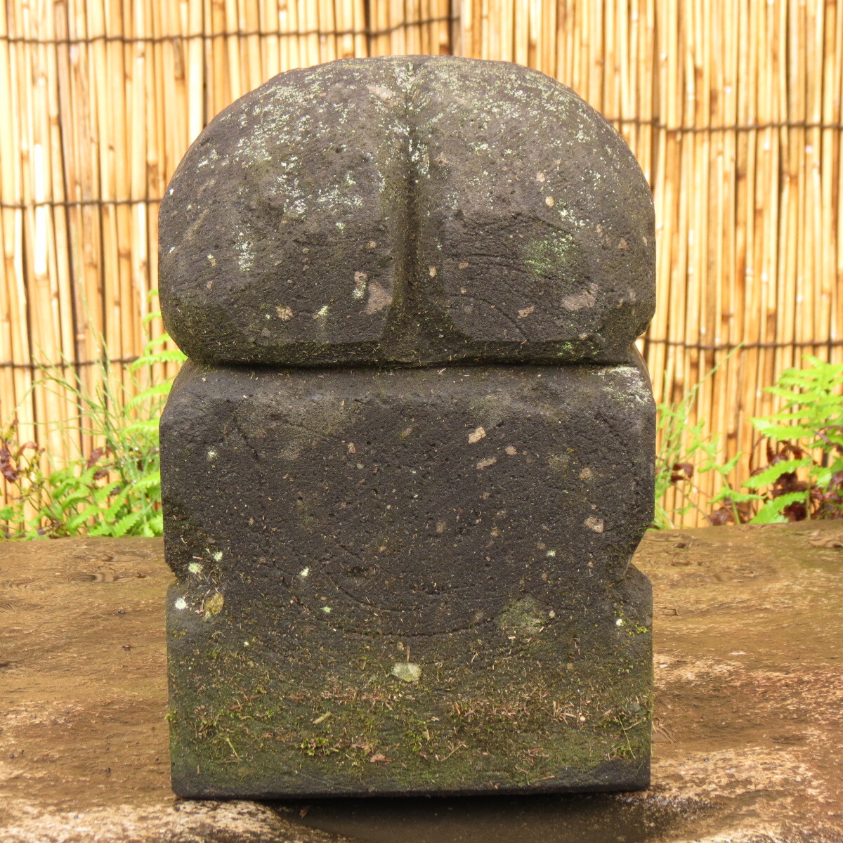 田の神様 高さ31cm 重量8.5kg タノカンサー 庭石 九州産天然石の画像6