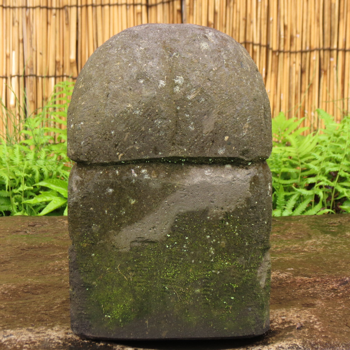 田の神様 高さ30.5cm 重量9kg タノカンサー 庭石 九州産天然石の画像6