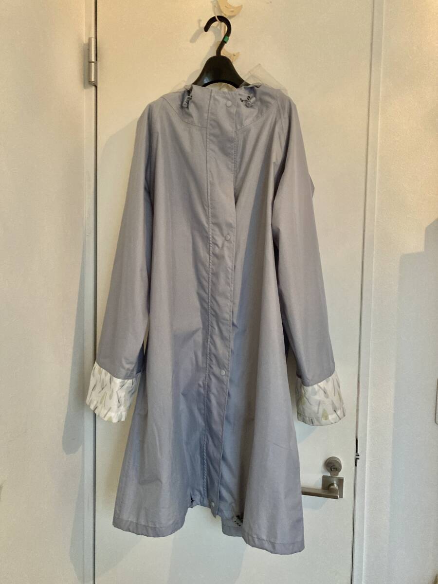  made in Japan cycle raincoat bell mezzo n gray pastel color free size 