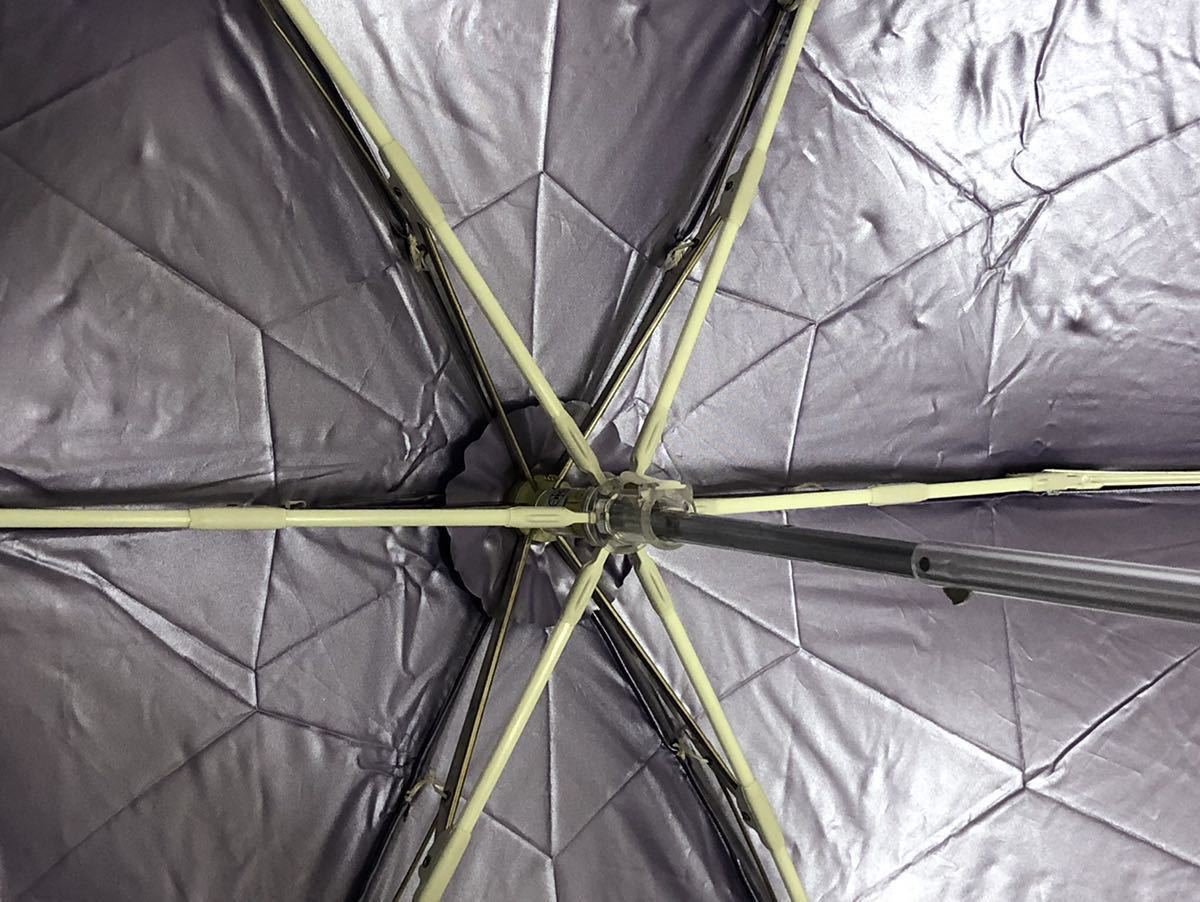 レノマ renoma 1級遮光生地使用 UVカット 晴雨兼用折りたたみ傘 日傘 薄紫 新品_画像5