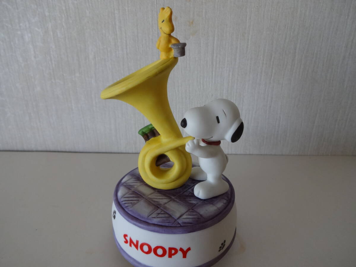 SNOOPYスヌーピーフイギュア・スヌーピーオルゴールの画像4