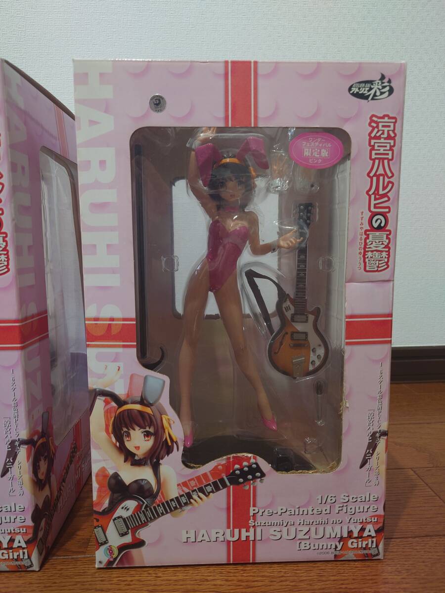  Suzumiya Haruhi no Yuutsu костюм кролика следы lie. окраска settled PVC фигурка ограниченая версия wonder фестиваль 