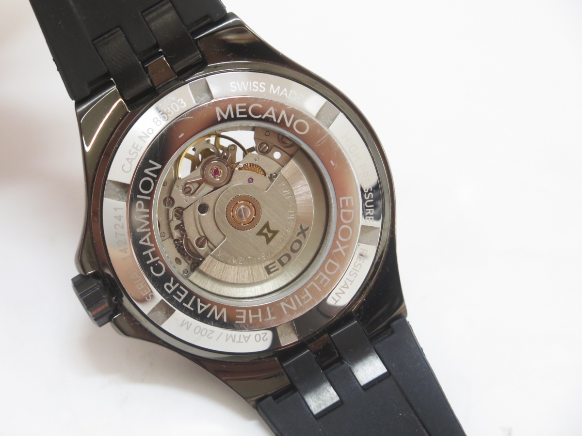 EDOX エドックス 85303-357GN-NGN デルフィン オリジナル メカノ オートマティック 腕時計の画像5
