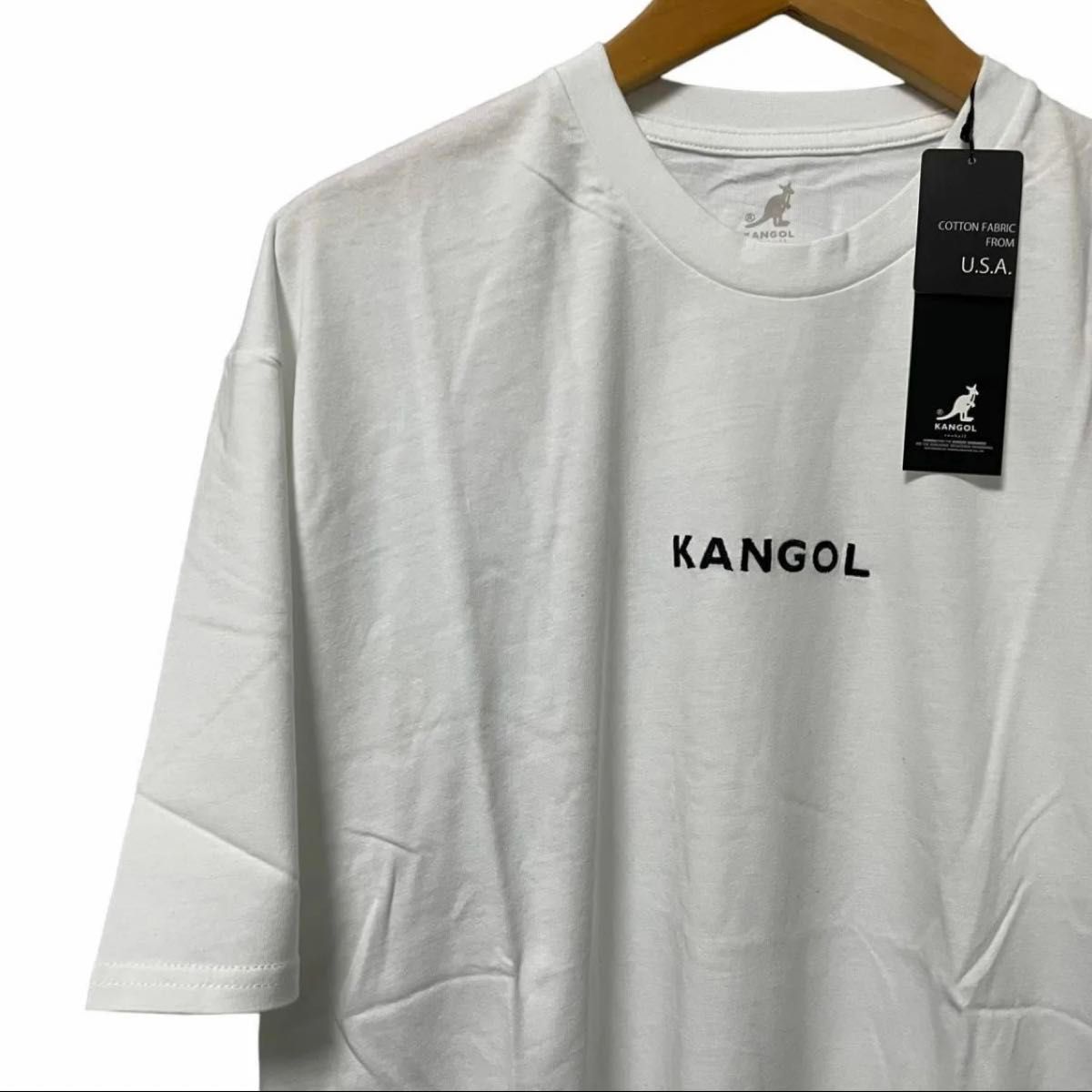 【新品】タグ付き　カンゴール   半袖ロゴtシャツ　白tシャツ 刺繍　ビッグシルエット　BIGシルエット　オーバーサイズ　 Tee