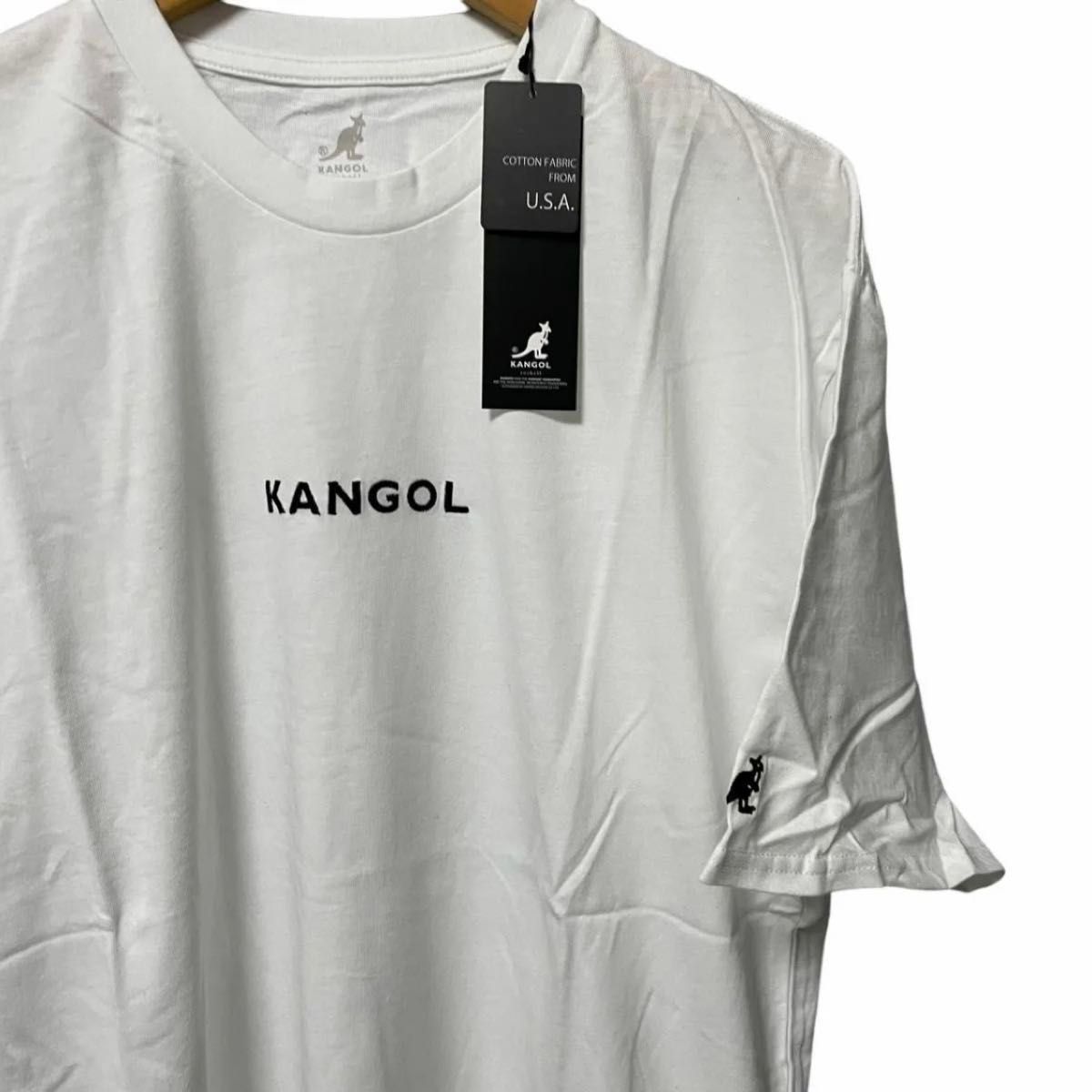 【新品】タグ付き　カンゴール   半袖ロゴtシャツ　白tシャツ 刺繍　ビッグシルエット　BIGシルエット　オーバーサイズ　 Tee