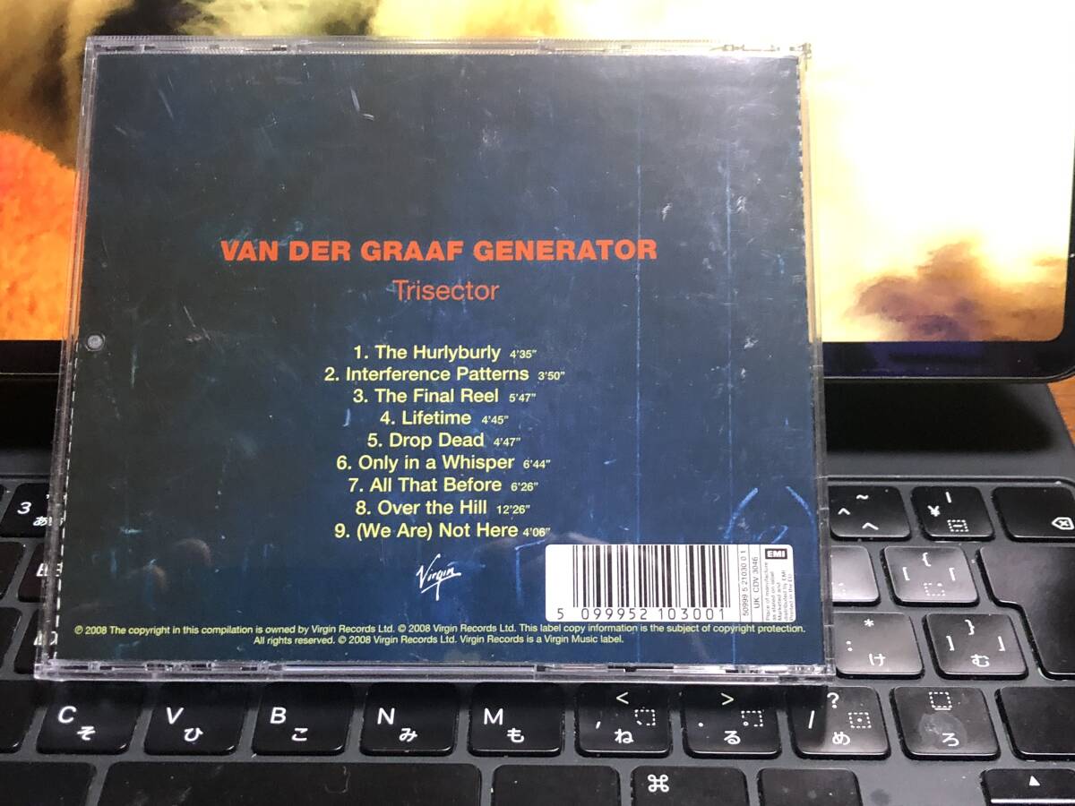 （V）ヴァン・ダー・グラフ・ジェネレーター Van Der Graaf Generator★Trisector サイン入りの画像2