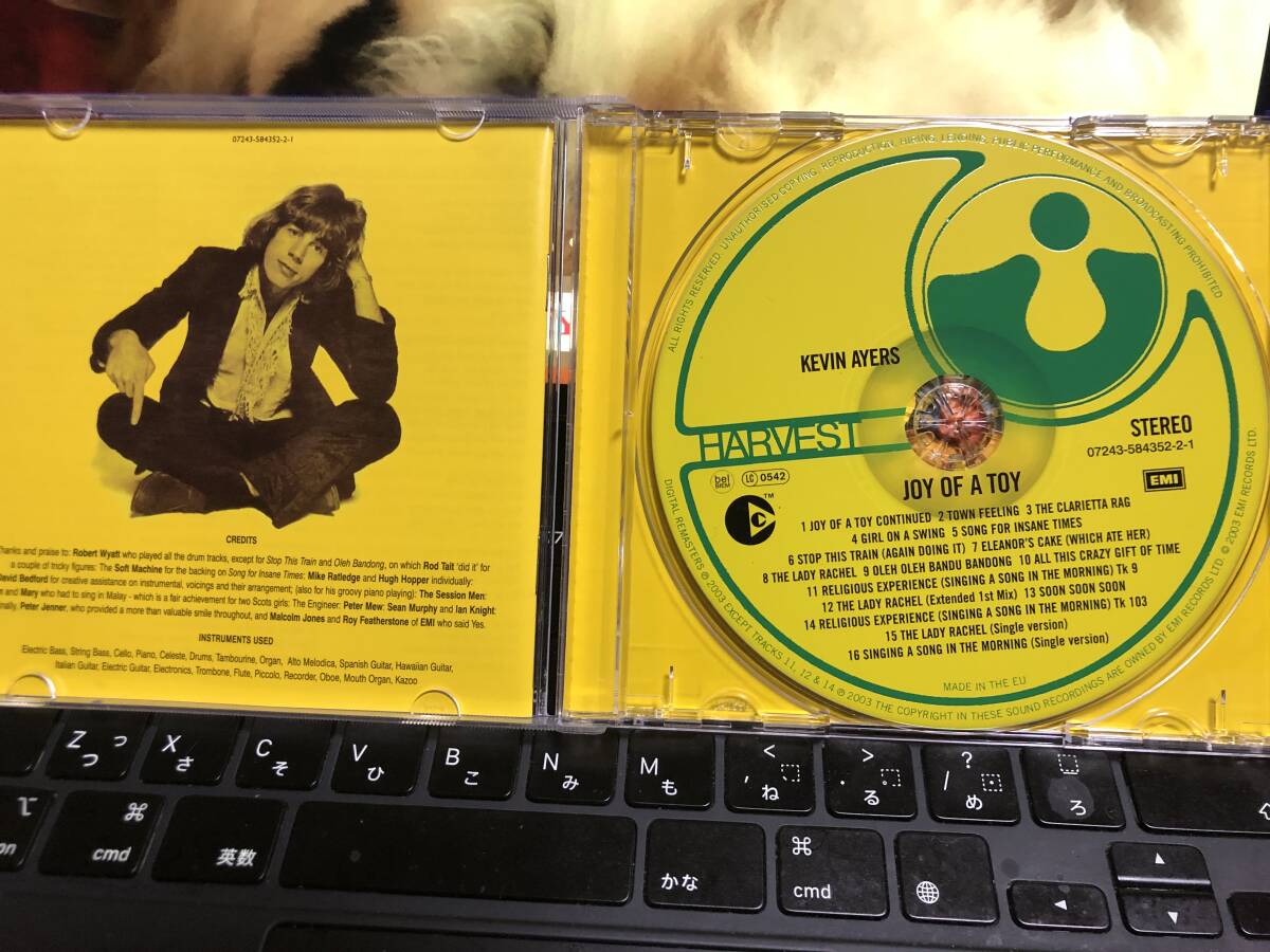 （K）ケヴィン・エアーズ Kevin Ayers★Joy Of A Toy＋6 サイン入りの画像4