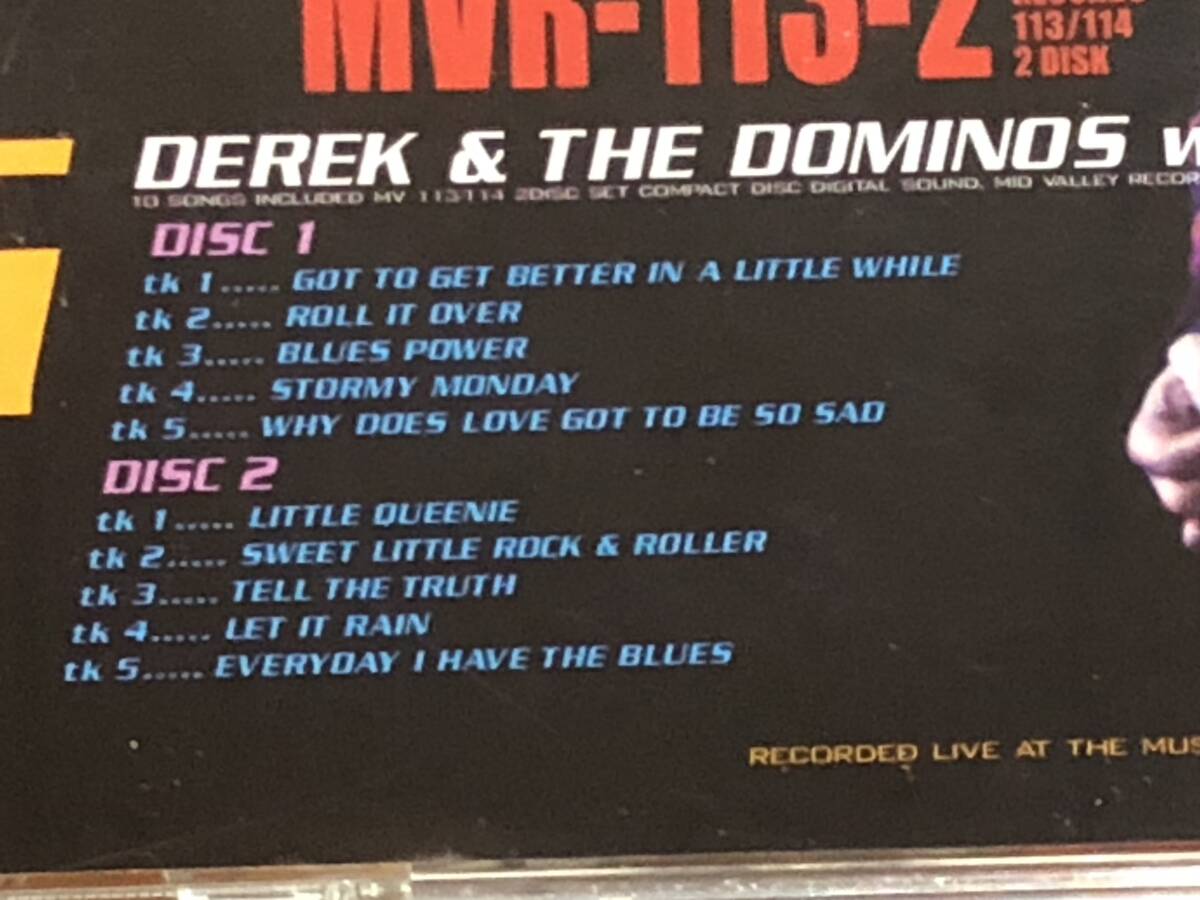 （D) Derek ＆ The Dominos With BB King 2CD 1970_画像3