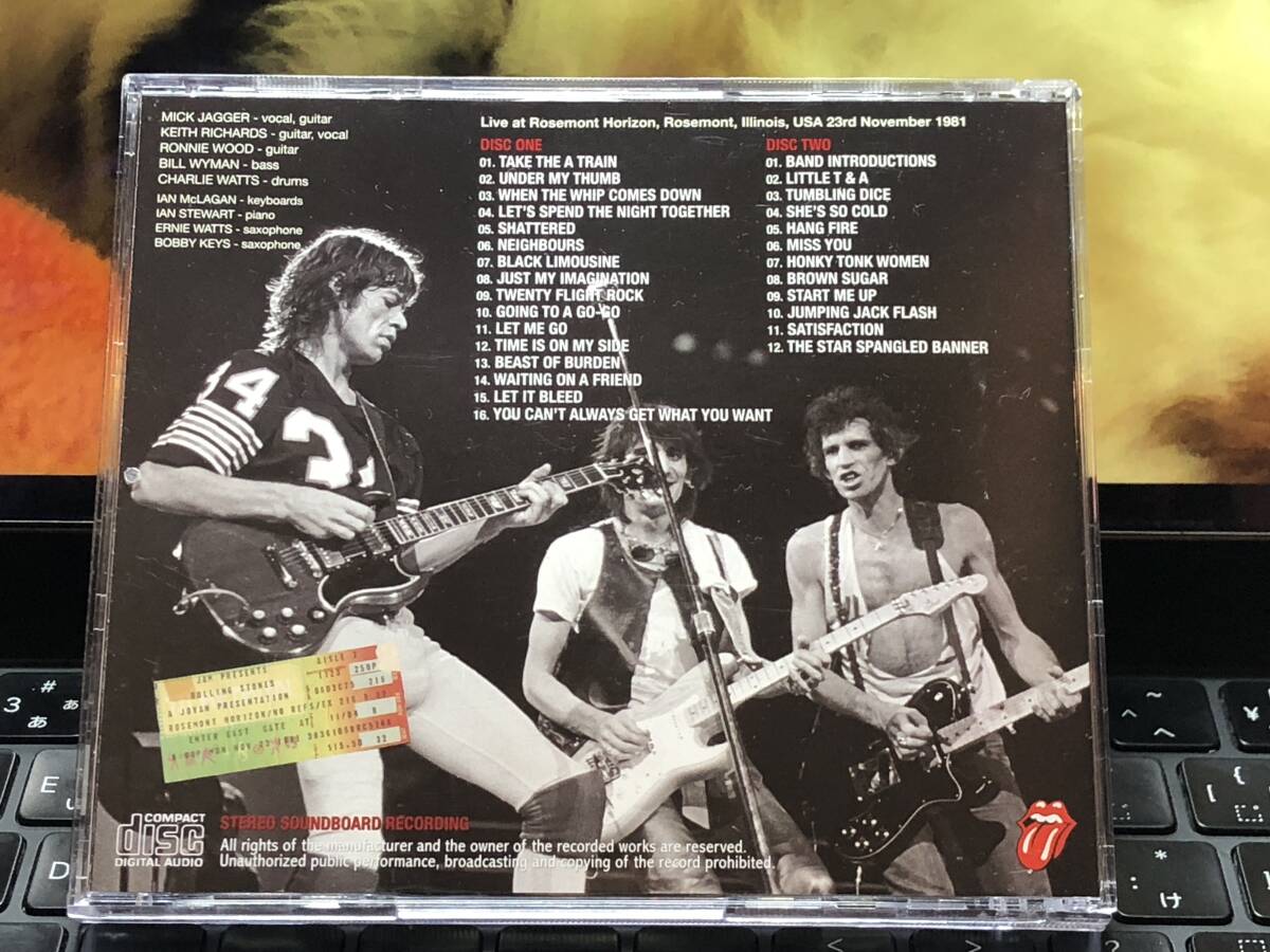 （R）ローリング・ストーンズ★Rosemont 1981 1st Night 2CD_画像2