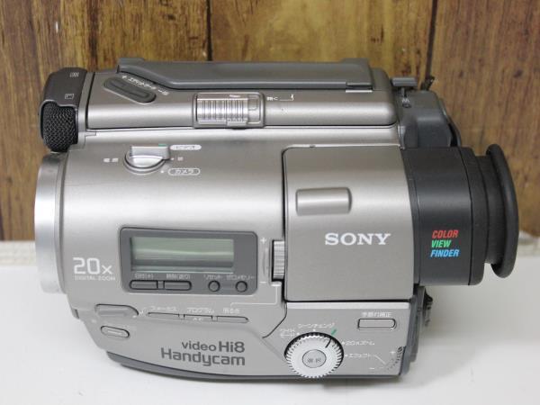 S2783 80 SONY ソニー CCD-TR2 Video Hi8 Handycam 8ミリビデオカメラ ジャンク品の画像2