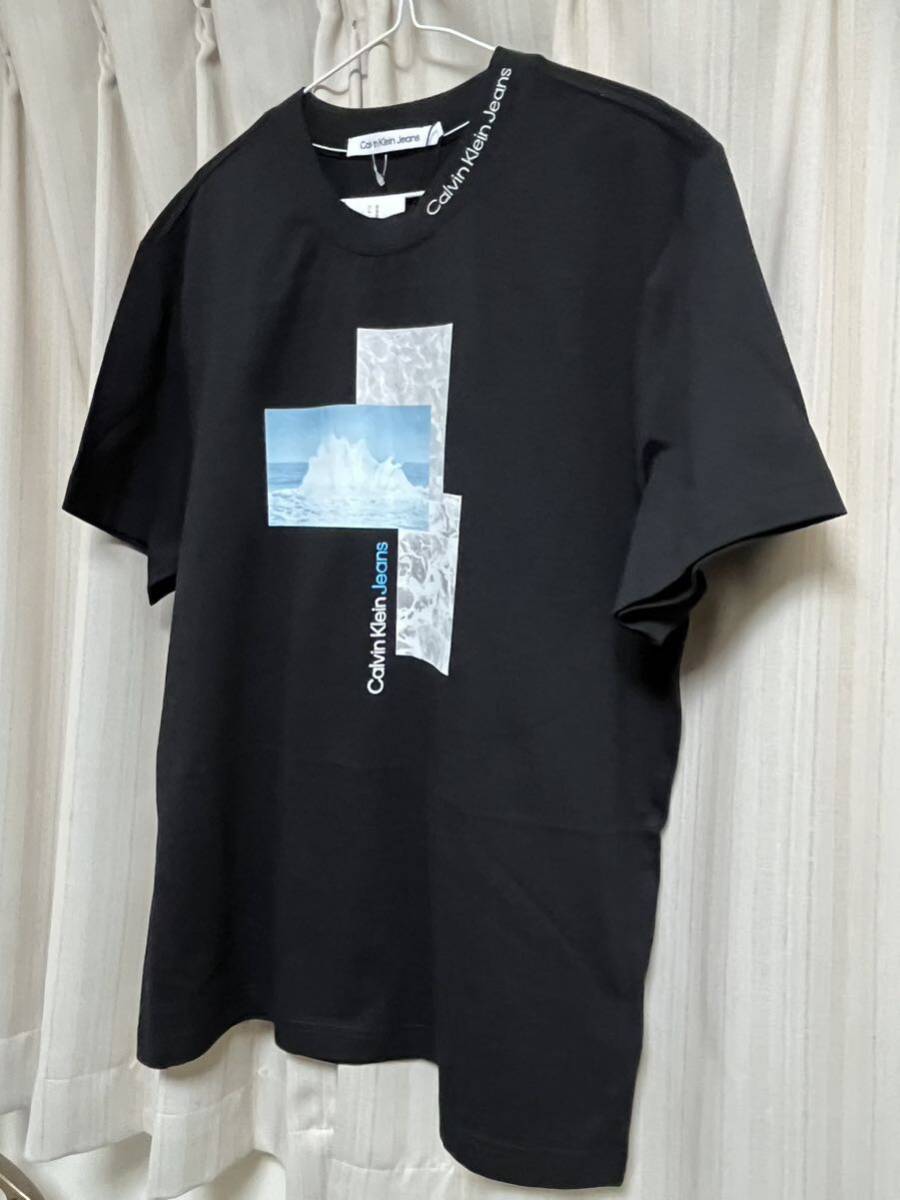 新品タグ付 カルバンクライン Tシャツ プリント 黒 L XL ブラック_画像5