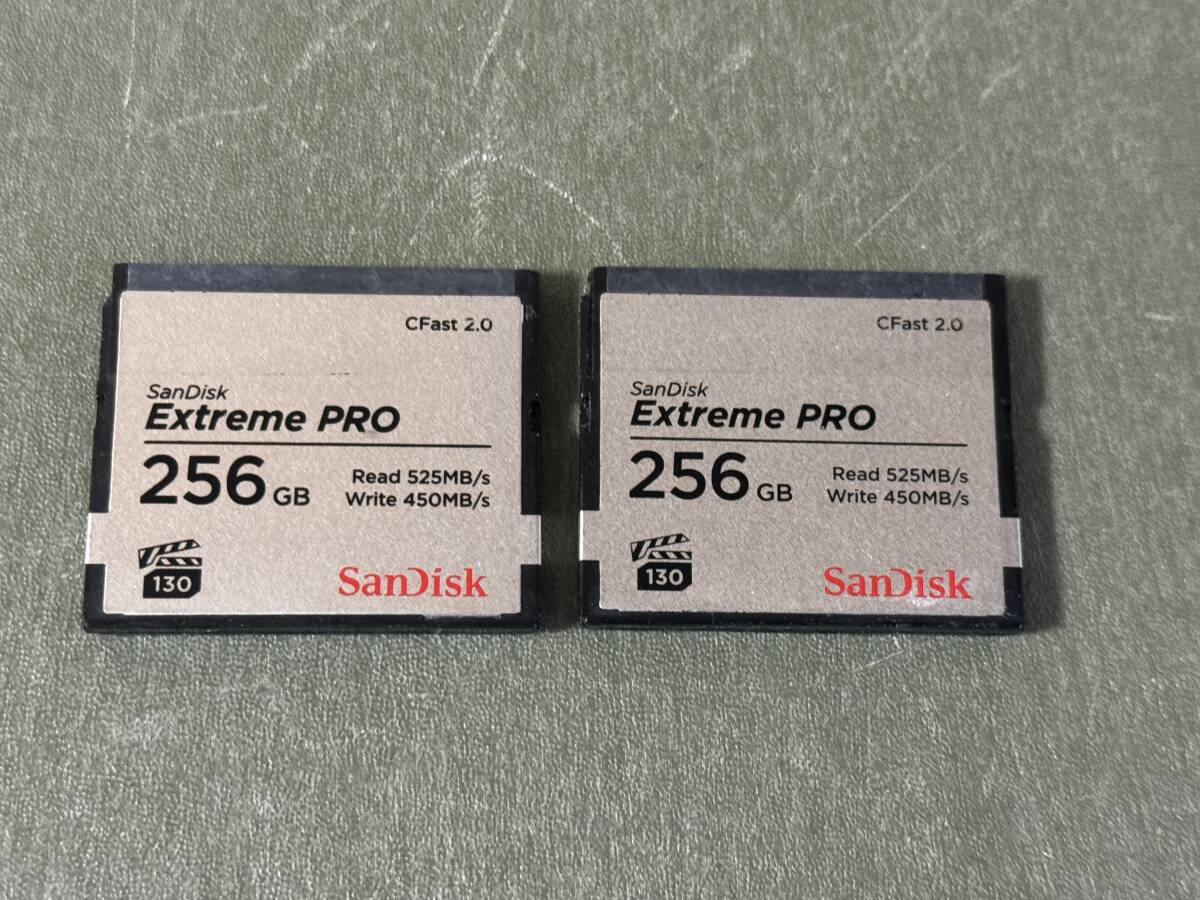 【ARRIカメラ対応】SanDisk CFast2.0 Extreme PRO 256GB 2枚セット⑨_画像2