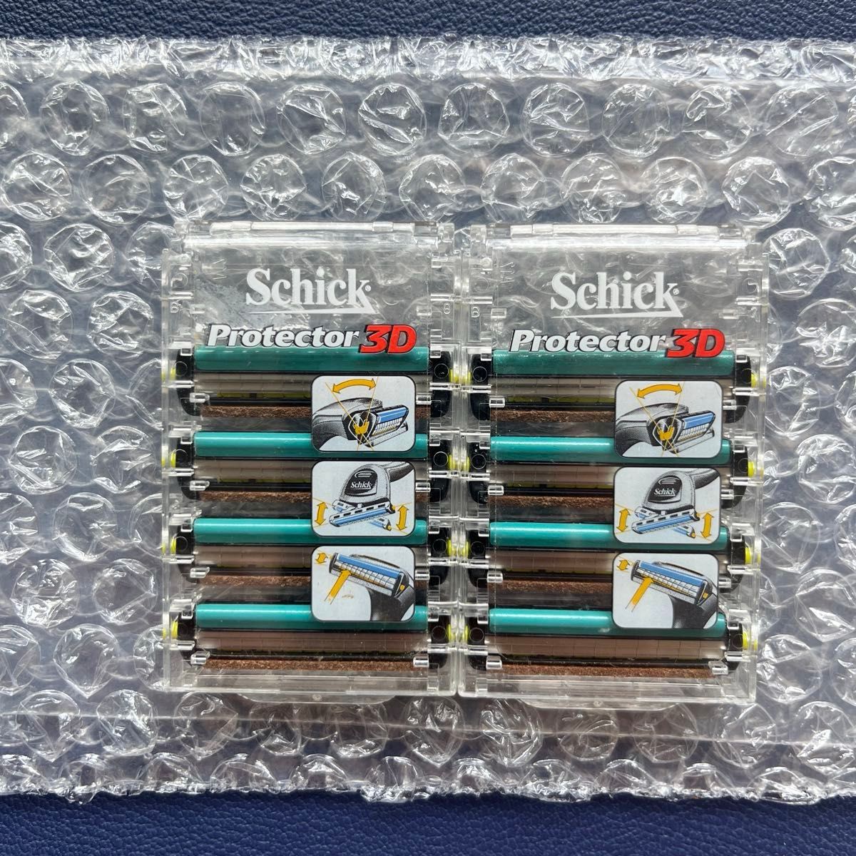 ◆【替刃８個】シックプロテクター3D 2枚刃　替刃４コ入2セット　Shick Protector 3D◆