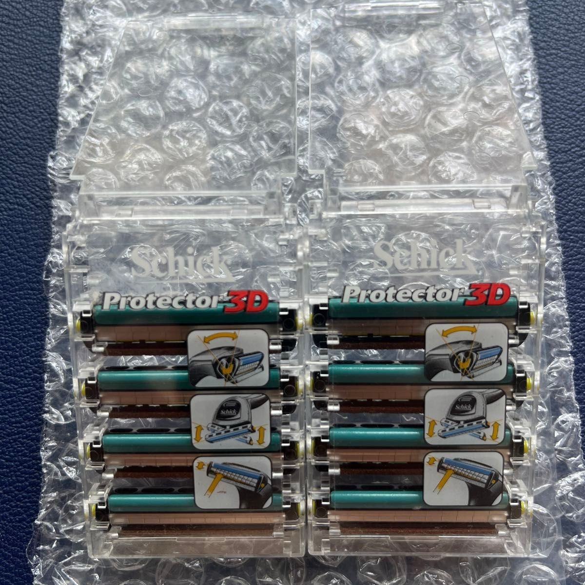 ◆【替刃８個】シックプロテクター3D 2枚刃　替刃４コ入2セット　Shick Protector 3D◆