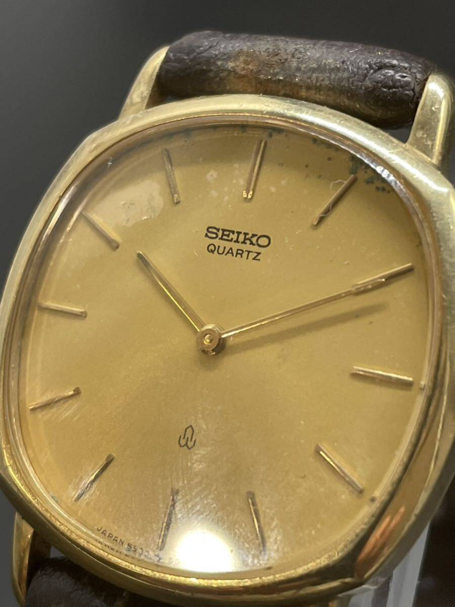 稼動品 電池交換済 SEIKO セイコー 5930-5280 14K&SS クォーツ 稼動品 電池交換済 SEIKO セイコー 5930-5280 14K&SS クォーツ