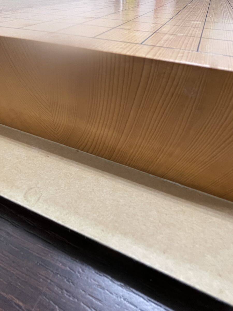 碁盤 囲碁 木製 板厚6cm(2寸) 46×42.5cm 18マス 脚なし へそなし卓上碁盤 17621の画像3