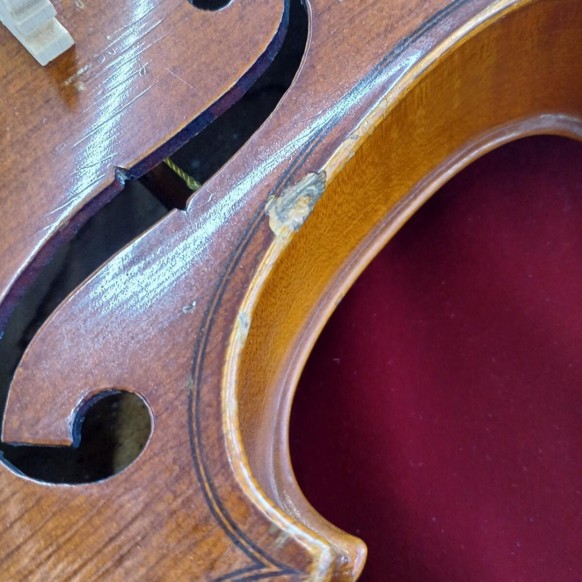 1円スタート KARL HOFNER カールヘフナ BUBENREUTH NEAR ERLANGEN No.3612 バイオリン 弦楽器 中古の画像8