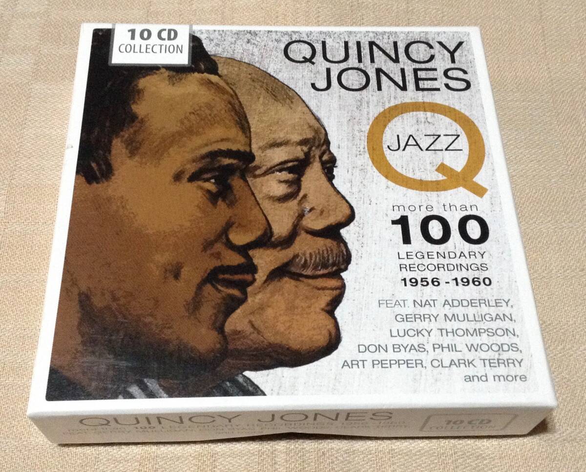 クインシー・ジョーンズ/QUINCY JONES「Q Jazz / more than 100 LEGENDARY RECORDINGS 1956-1960」10枚組CD_画像1