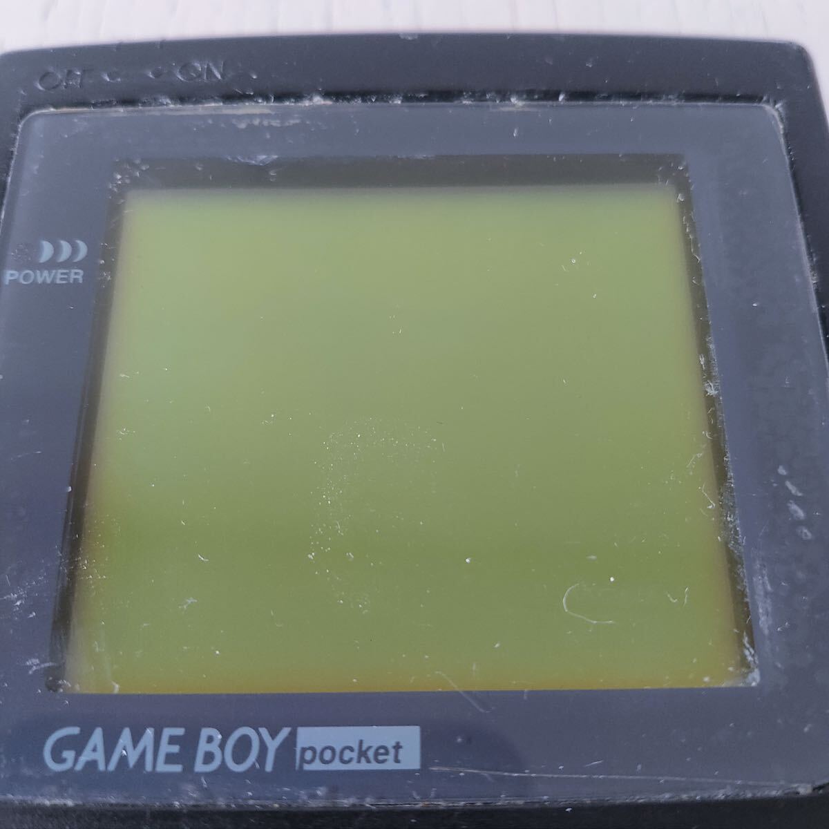 起動確認済み　任天堂　 ゲームボーイポケット ブラック Nintendo GAMEBOY ゲームボーイ ニンテンドー　ポケモン_画像2