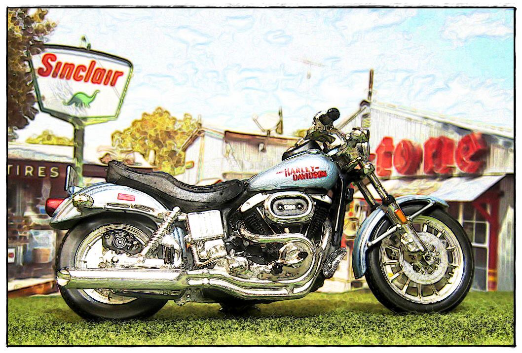 Maisto マイスト 1/18 Harley-Davidson ハーレー ダビッドソン 1977 FXS Low Rider ローライダー 1200 バイク オートバイ　_画像4