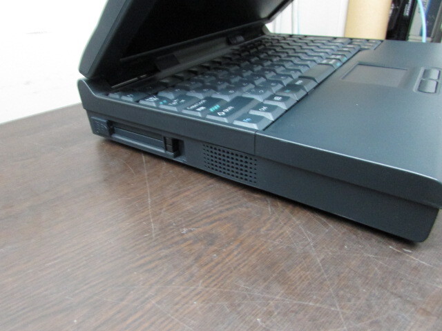 【YNT0452】★FUJITSU 富士通 FMV-BIBLO NUV16D(FMVNU516D1) Pentium 166MHz/32MB/HD欠品/FDD/12.1inch/800x600/ビネガー有 BIOSOK★JUNK_画像10