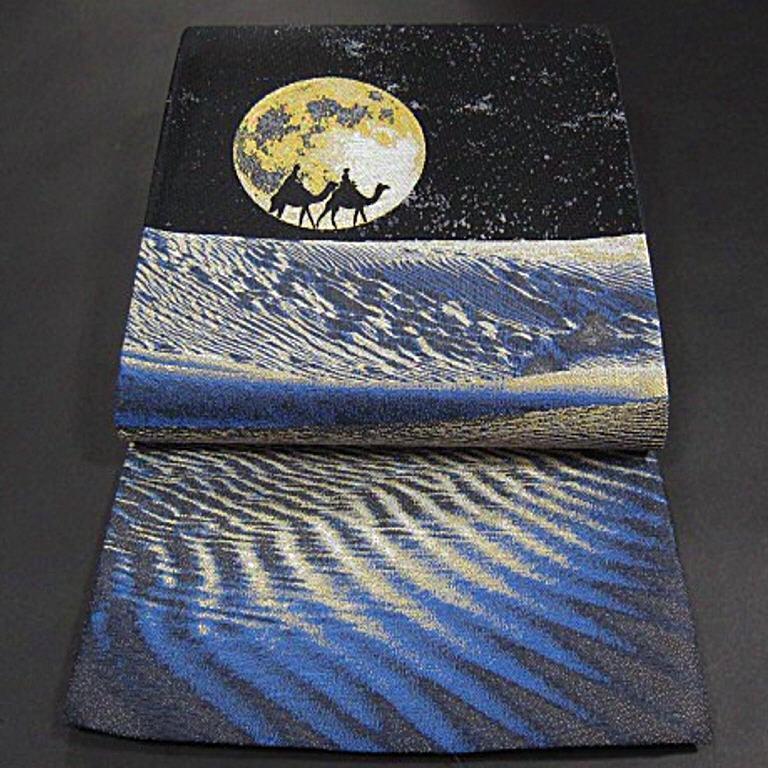新品【御仕立上】 西陣織袋帯 悠久の浪漫  月夜の砂漠シルクロード・オリエンタル の画像2