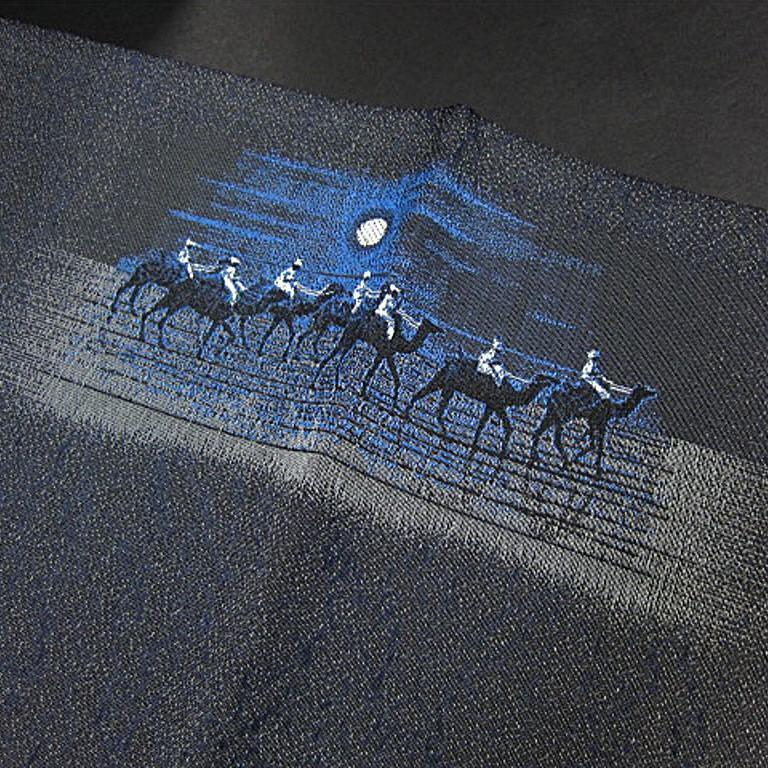 新品【御仕立上】 西陣織袋帯 悠久の浪漫  月夜の砂漠シルクロード・オリエンタル の画像5