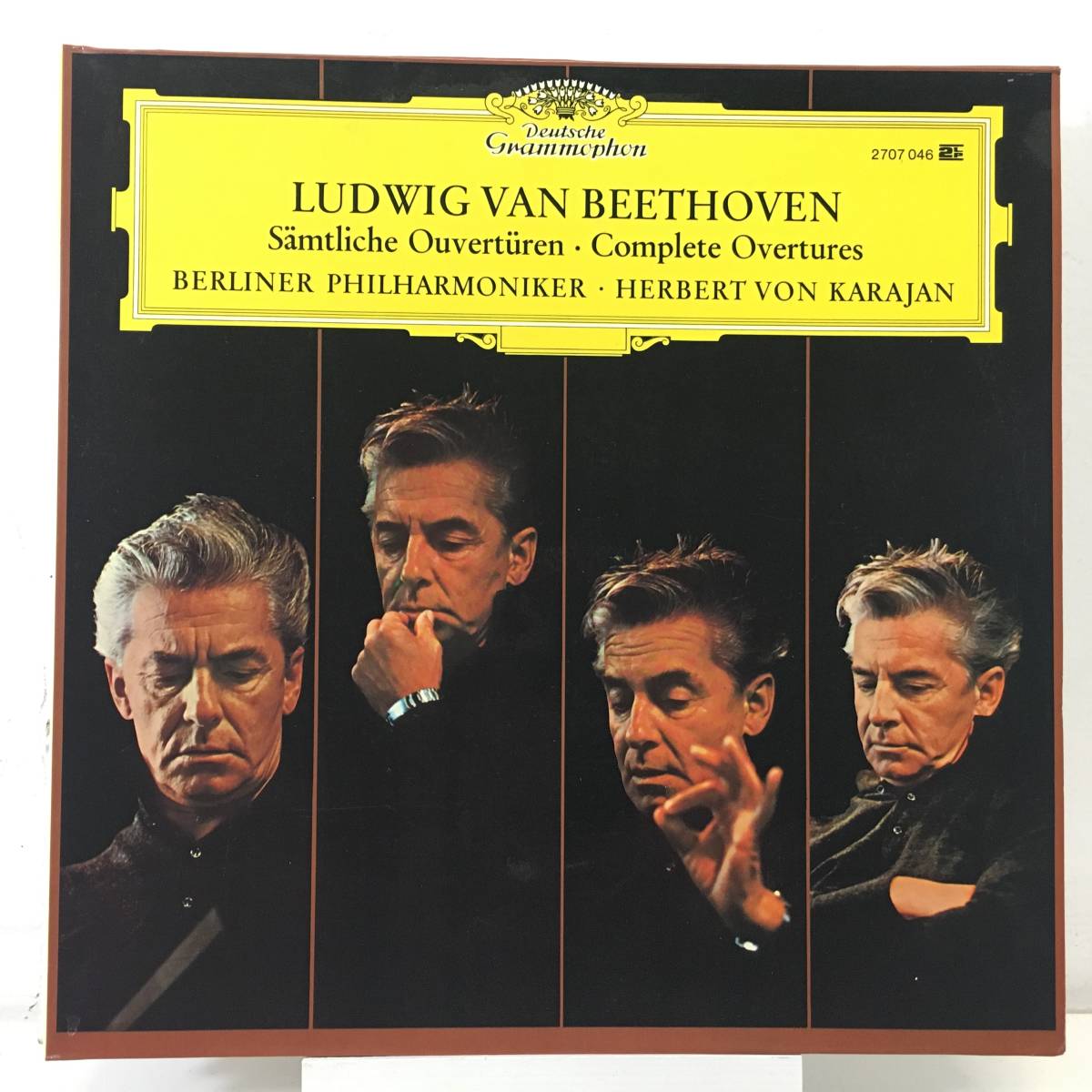 ◆ 2枚組 ◆ Ludwig Van Beethoven ◆ Complete Overtures ◆ Karajan ◆ 独盤 Grammophon