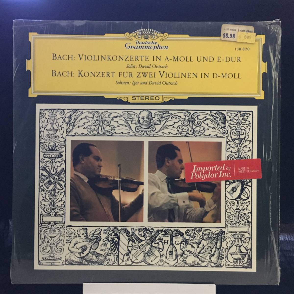 ◆ストリングス◆ Bach ◆ ViolinKonzerete ◆ 独盤 Grammophon_画像1