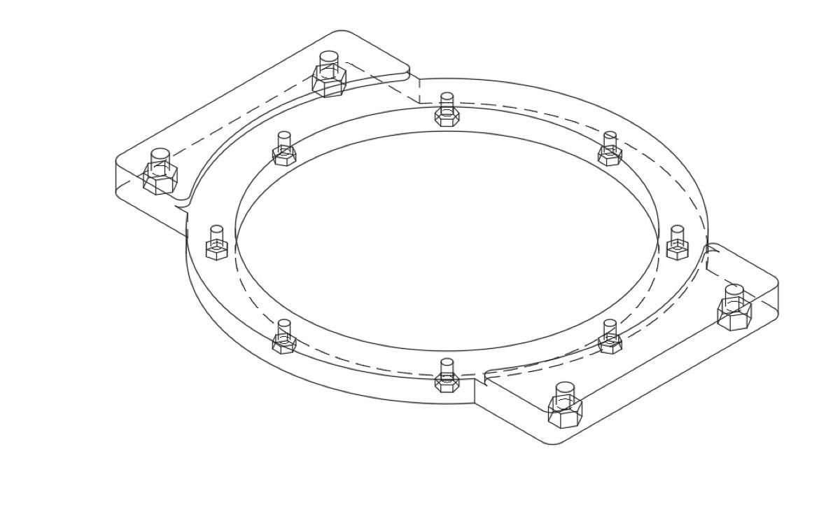 【ビス無】スズキ　ジムニー　JB64 JB74 リアスピーカー　バッフル　シエラ　140mm スピーカー対応版