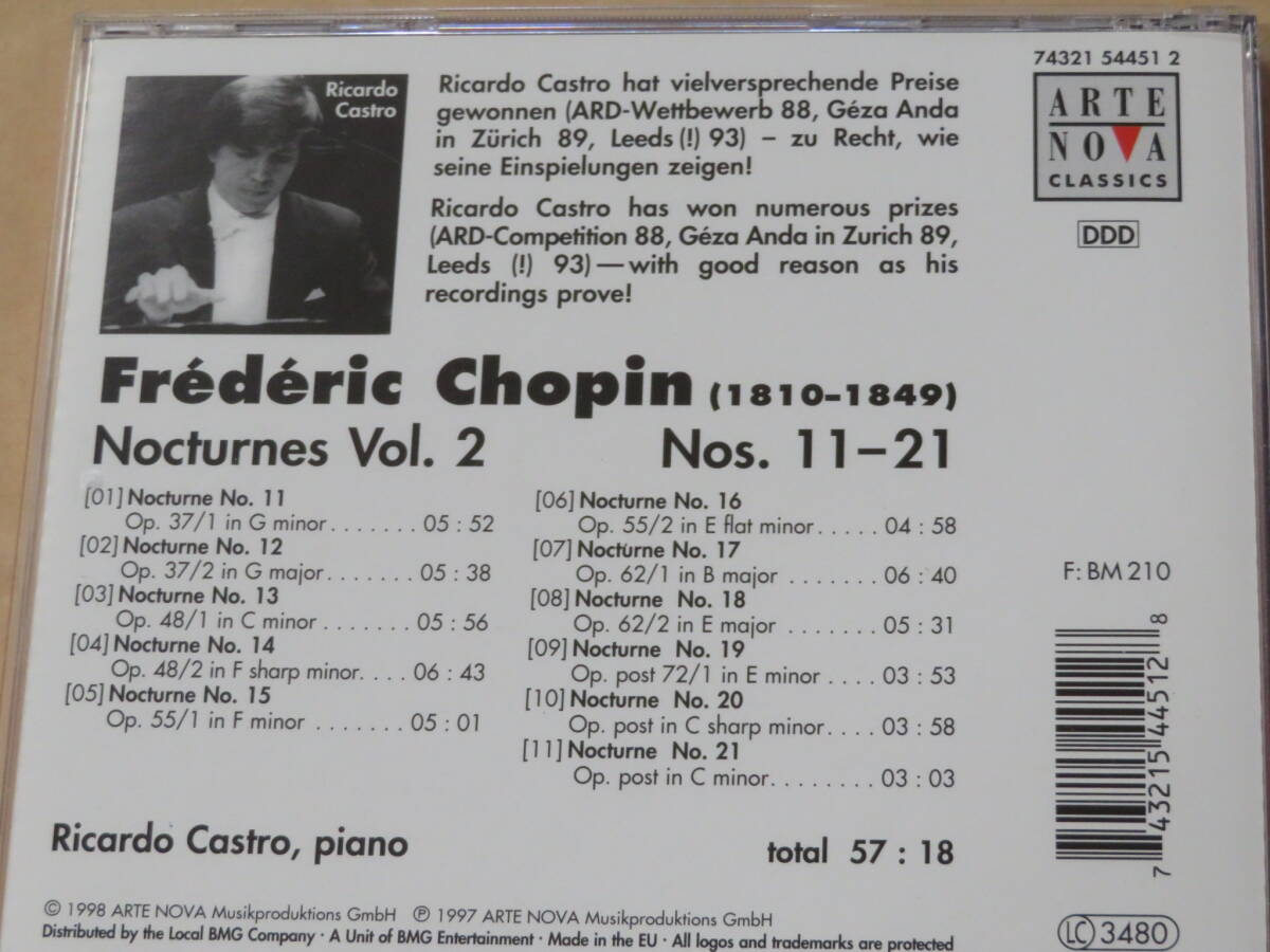 Chopin Masterpieces　/　 Ricardo Castro（リカルド・カストロ）/　CD5枚組BOX　/　EU盤_画像8
