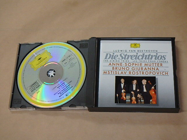 Beethoven：Die Streichtrios　/　 Anne-Sophie Mutter（アンネ＝ゾフィー・ムター）, Bruno Giuranna, Mstislav Rostropovich　/　CD　_画像2