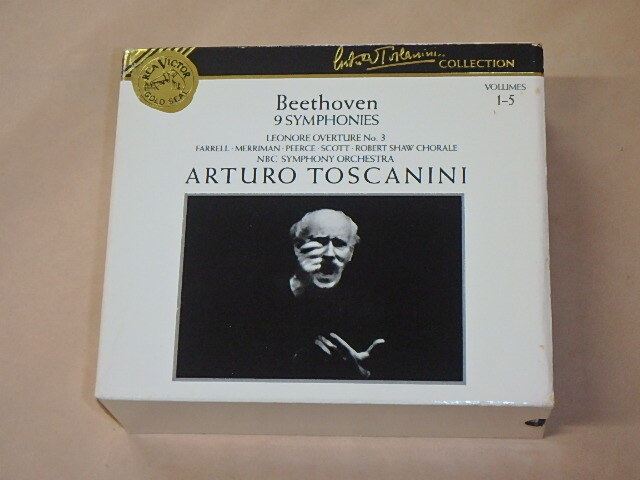 Toscanini Collection Vol 1-5 - Beethoven: 9 Symphonies　/　NBC交響楽団 、 アルトゥーロ・トスカニーニ　/　US盤　CD5枚組BOX_画像1