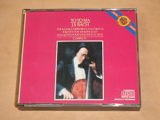 J.S. Bach：The 6 Unaccompanied Cello Suites = 6 Suiten Fr Violoncello / Yo-Yo Ma / 輸入盤CD 2枚組の画像1